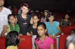 Sherlyn Chopra spend time with kids in Cinemax, Mumbai on 9th Jan 2014